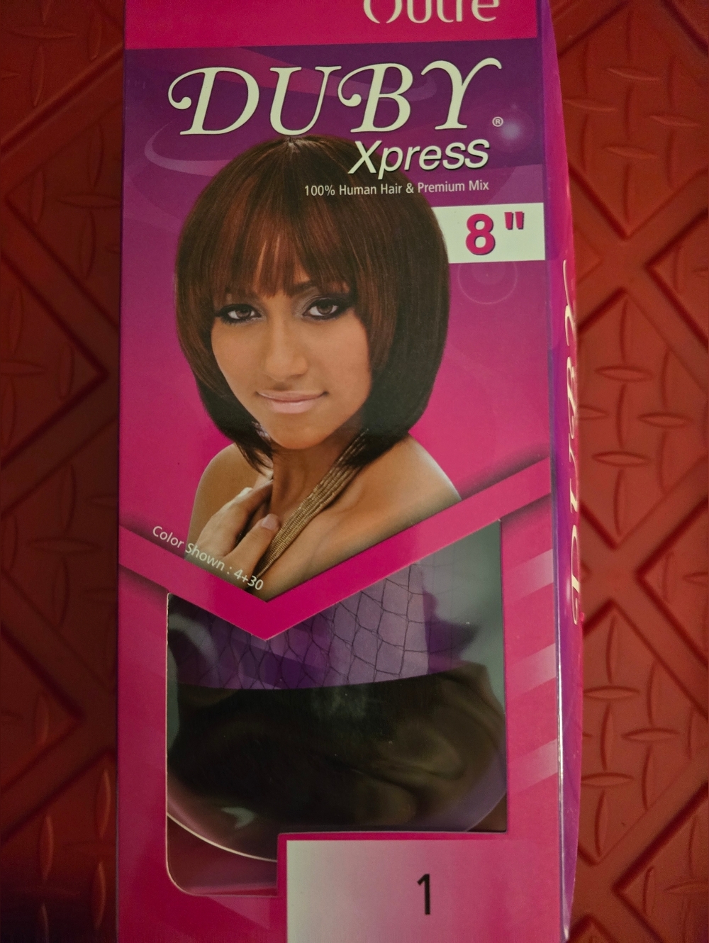 NIB - DUBY Xpress 8" Women’s Wig - Color 1 - Jet Black